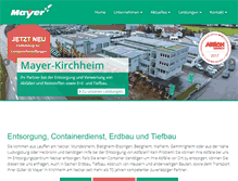 Tablet Screenshot of mayer-kirchheim.de